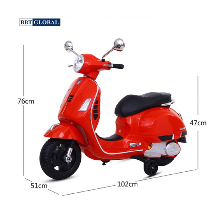 Xe Vespa Điện Trẻ Em